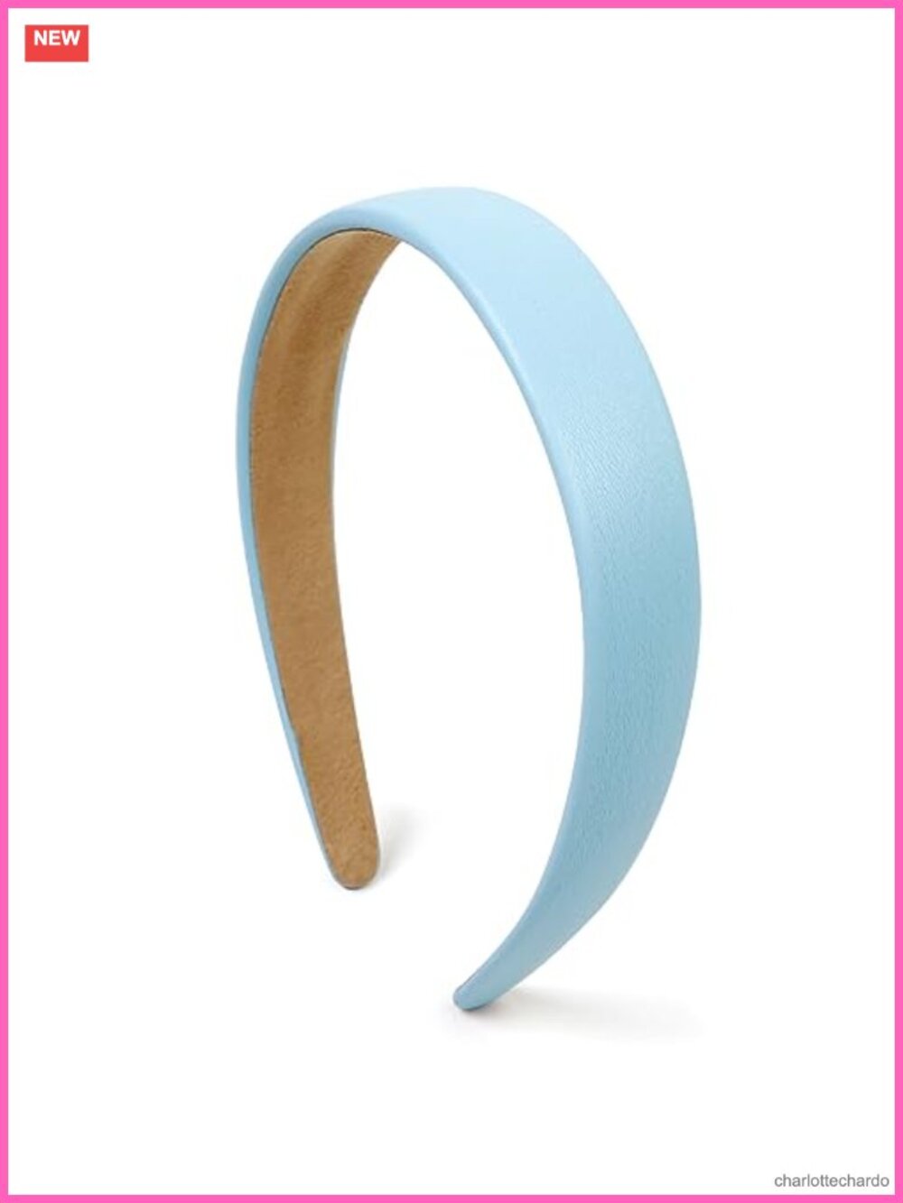 Faux Leather Headband 1 Inch Vintage Hair Accessory